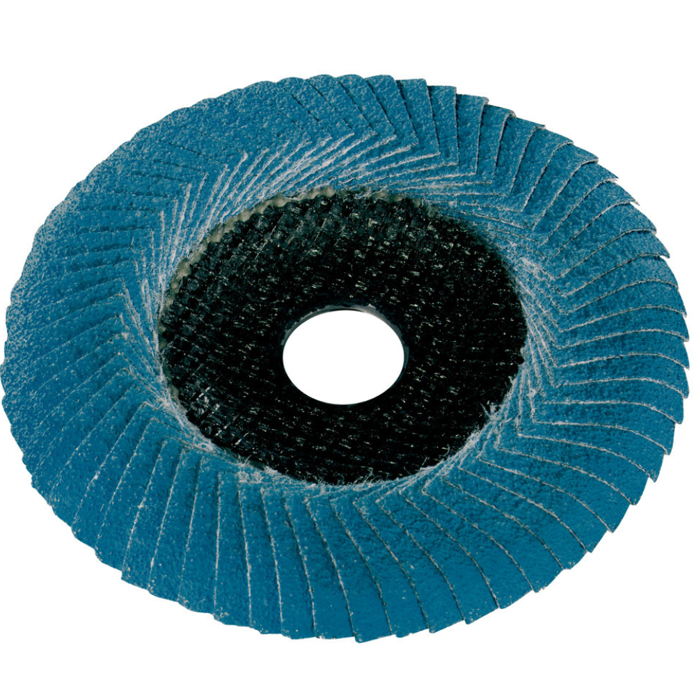 Metabo 125mm P80 "Flexiamant" Convex Zirconia Alumina Flap Discs - Box of 10 (626464000)