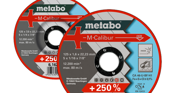 Metabo "M-Calibur" Cutting and Grinding Discs