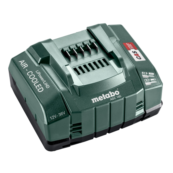 Metabo ASC 145, 12-36V Quick Charger, Air Cooled (627381000)